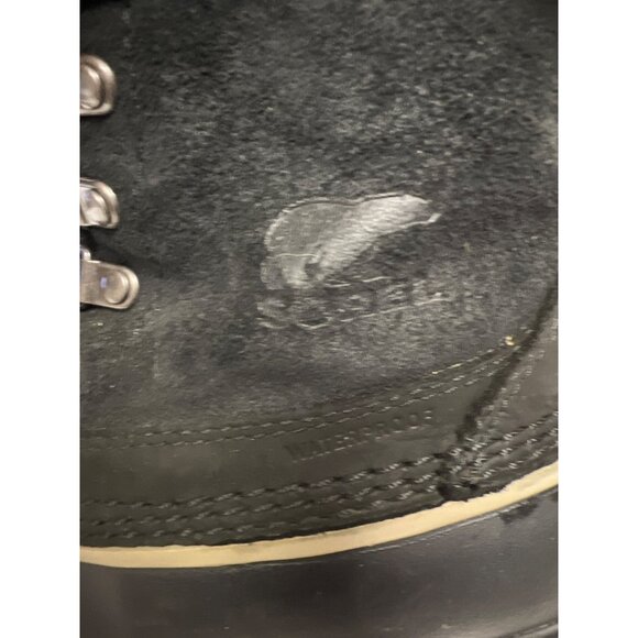 Sorel Fancy Lace ii Boot Black Winter Snow Leather Waterproof Women's Size 8 - Picture 6 of 10